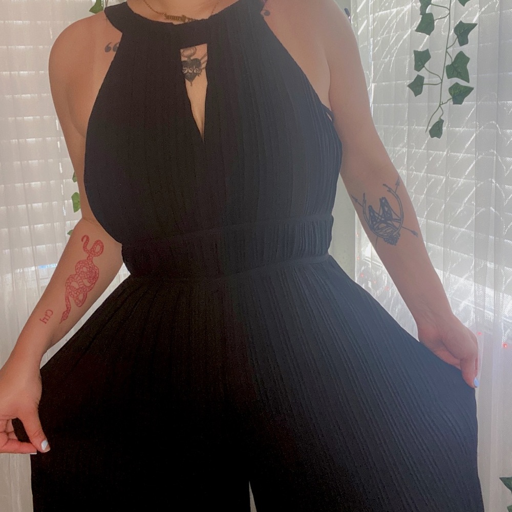 High neck jumpsuit